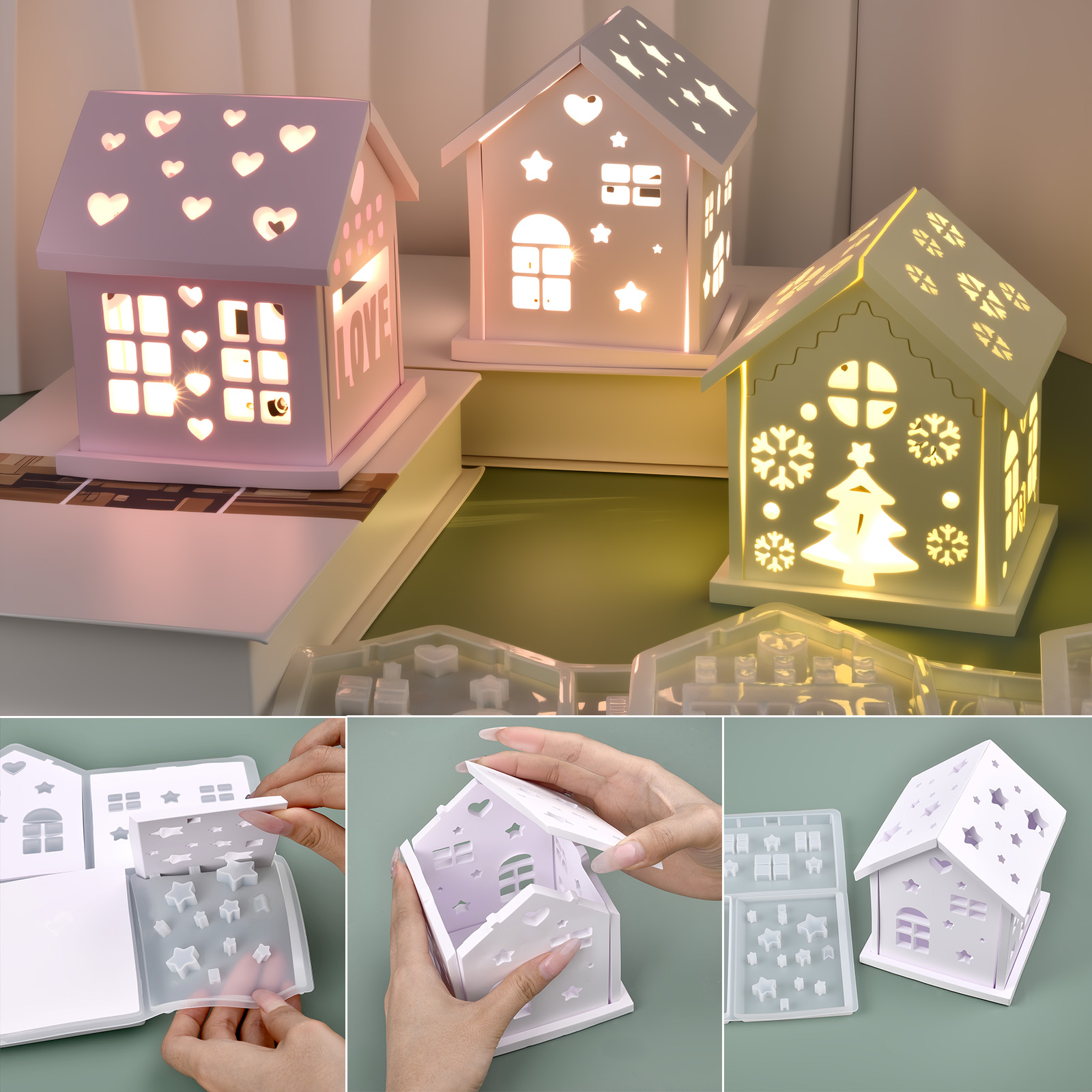 Candle Making Party - Stampo in silicone per casa 3D