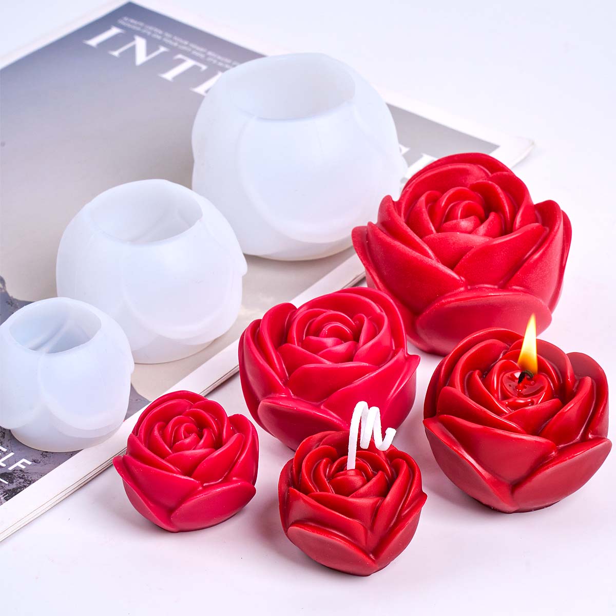 Candle Making Party - Stampo per candele in silicone a