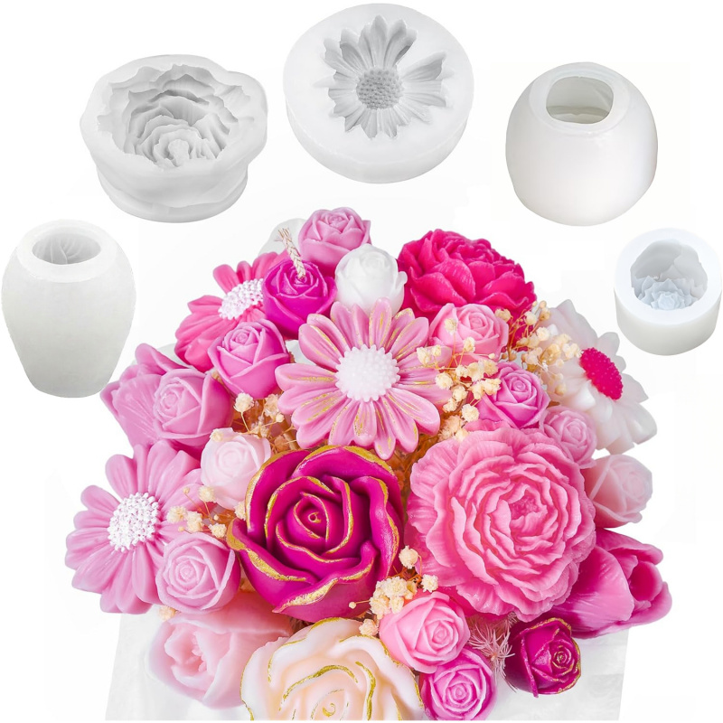 Set di 5 stampi per candele a  - Candle Making Party recensione e prezzo