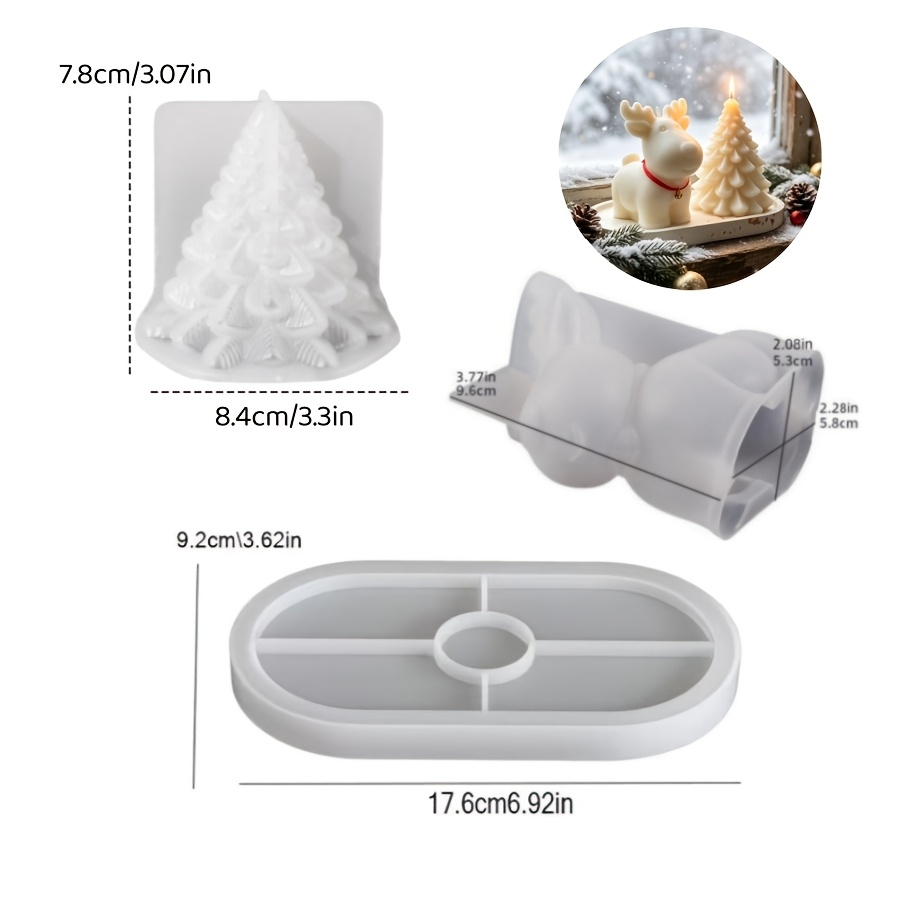 Set di 3 Stampi in Silicone pe - Candle Making Party recensione e prezzo