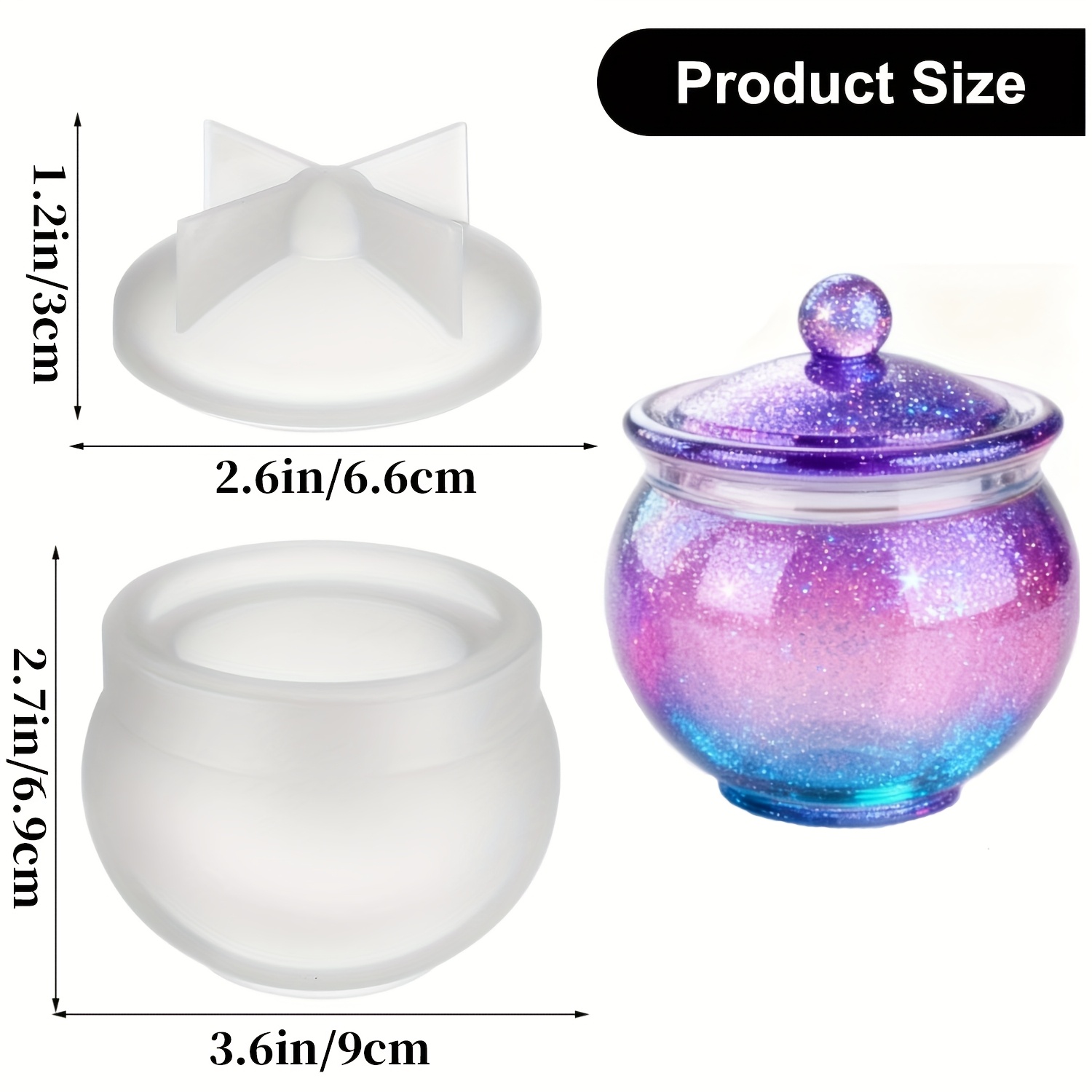 1 set di stampi rotondi in res - Candle Making Jug recensione e prezzo
